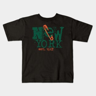 New York 1642 5.0 Kids T-Shirt